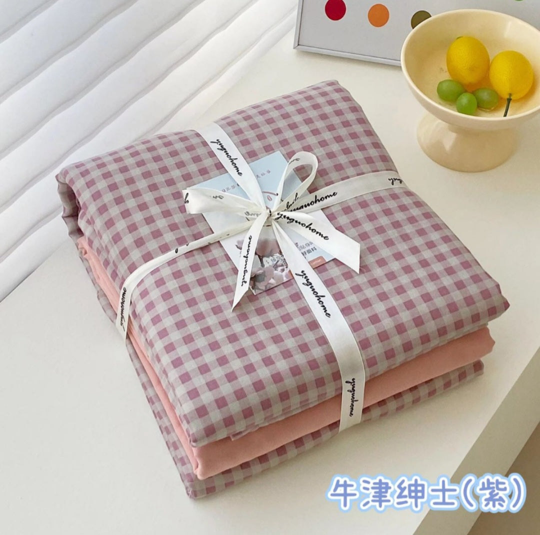 Double Yarn Cotton Bedding Set