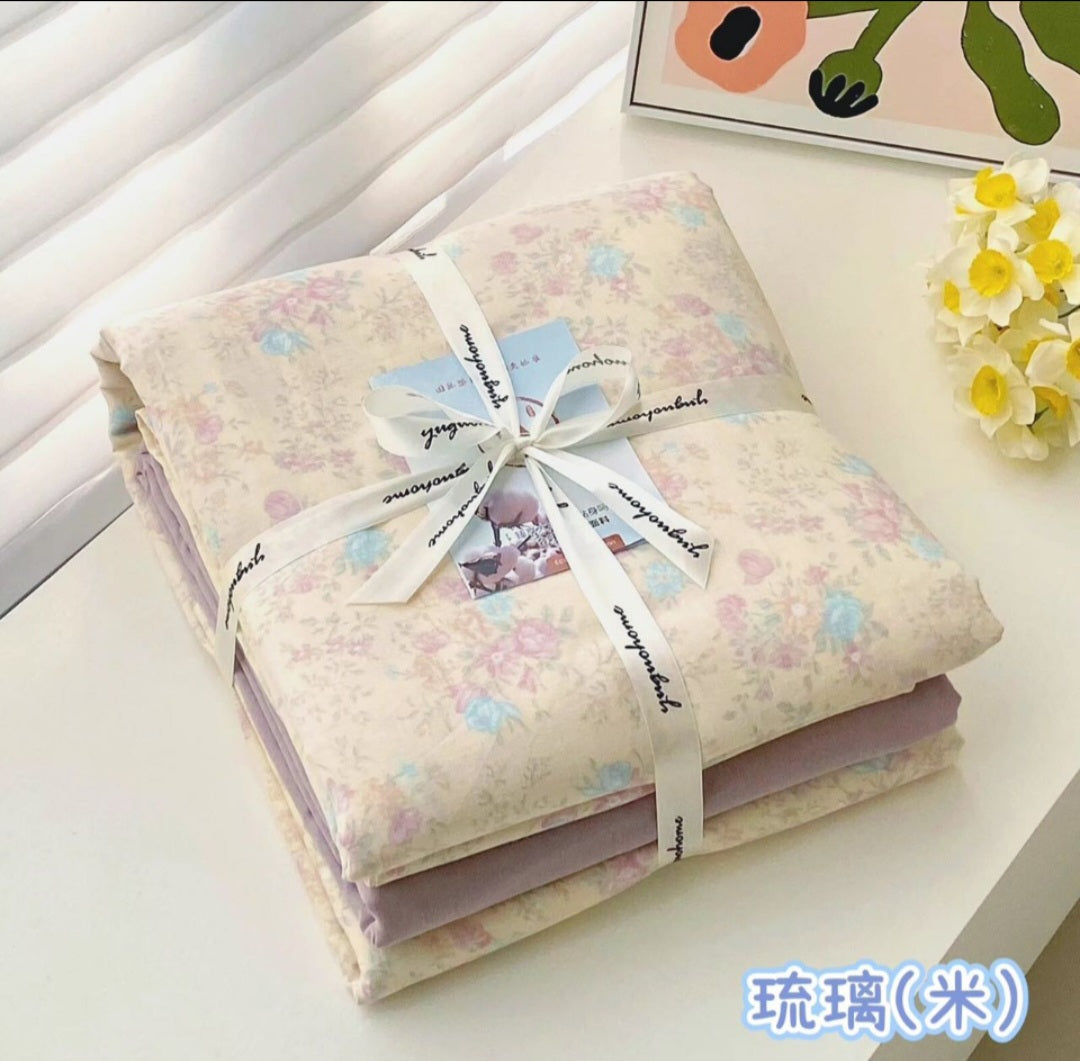 Double Yarn Cotton Bedding Set