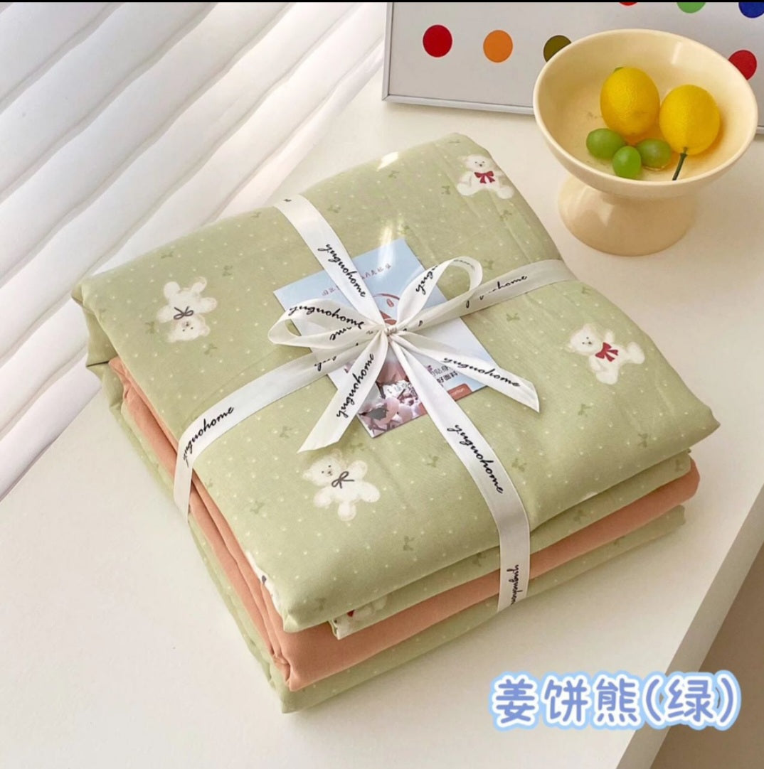 Double Yarn Cotton Bedding Set