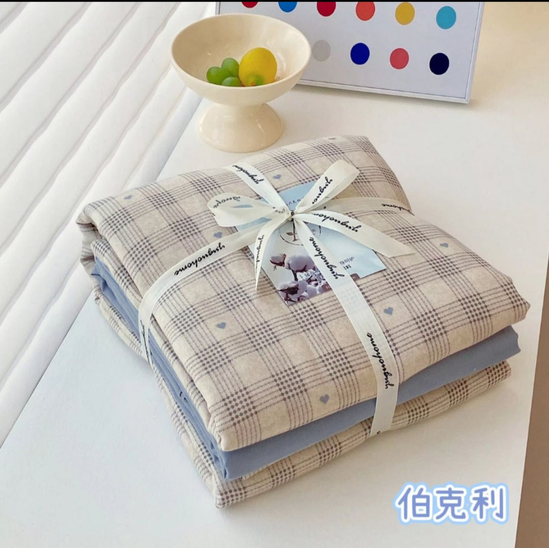 Double Yarn Cotton Bedding Set