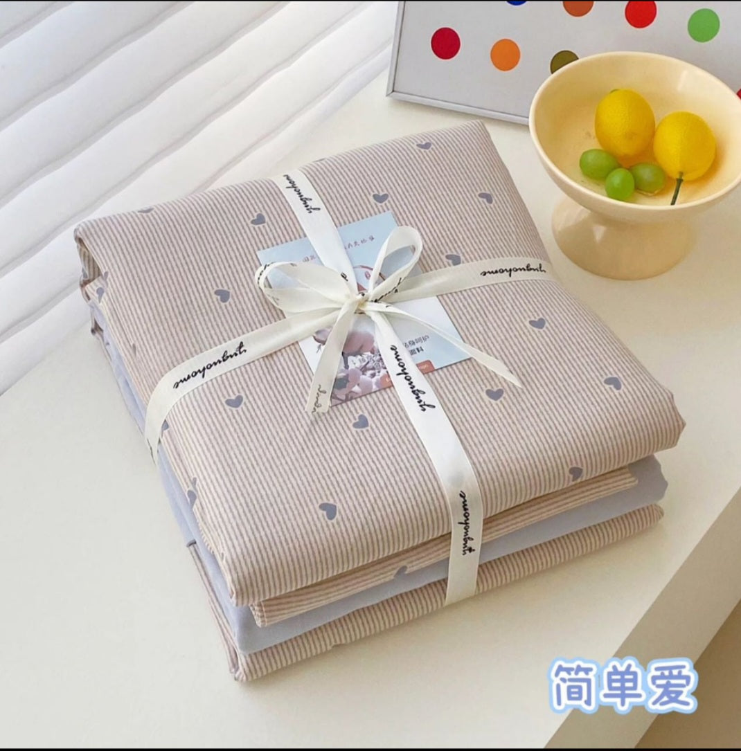 Double Yarn Cotton Bedding Set
