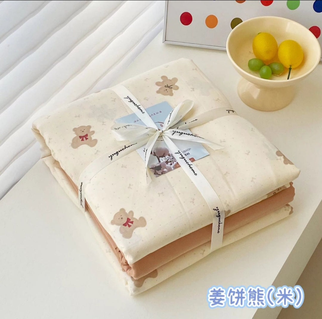 Double Yarn Cotton Bedding Set