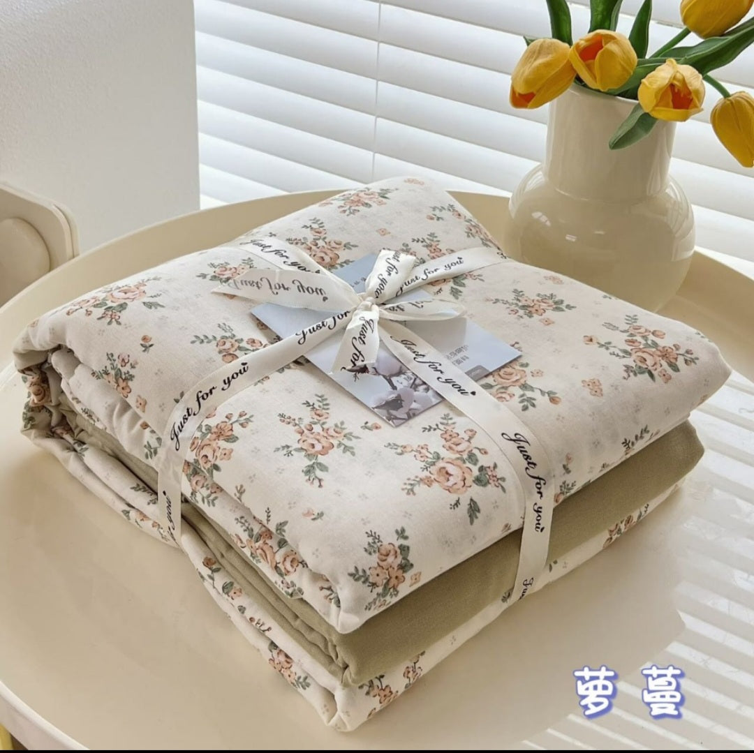Double Yarn Cotton Bedding Set