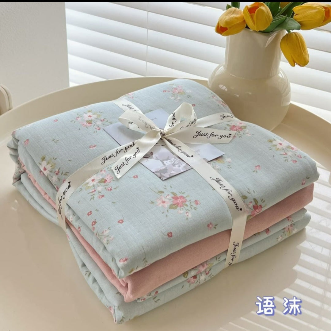 Double Yarn Cotton Bedding Set