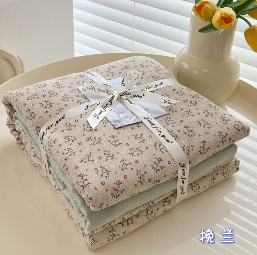 Double Yarn Cotton Bedding Set