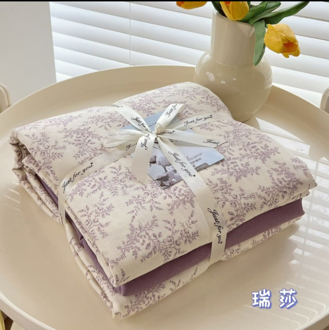 Double Yarn Cotton Bedding Set