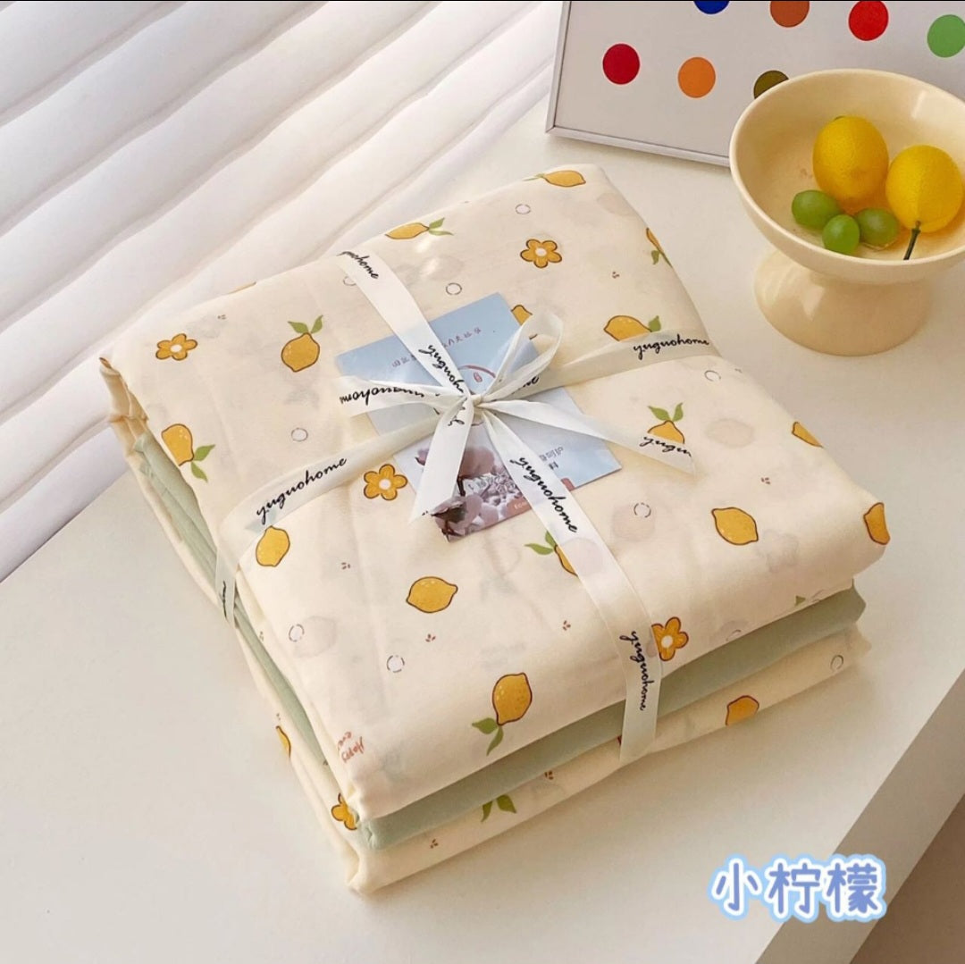 Double Yarn Cotton Bedding Set