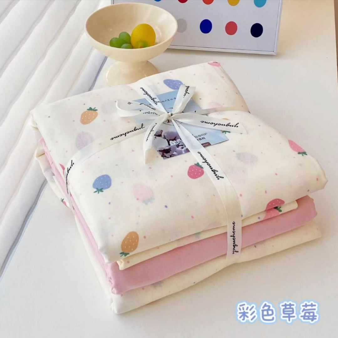 Double Yarn Cotton Bedding Set