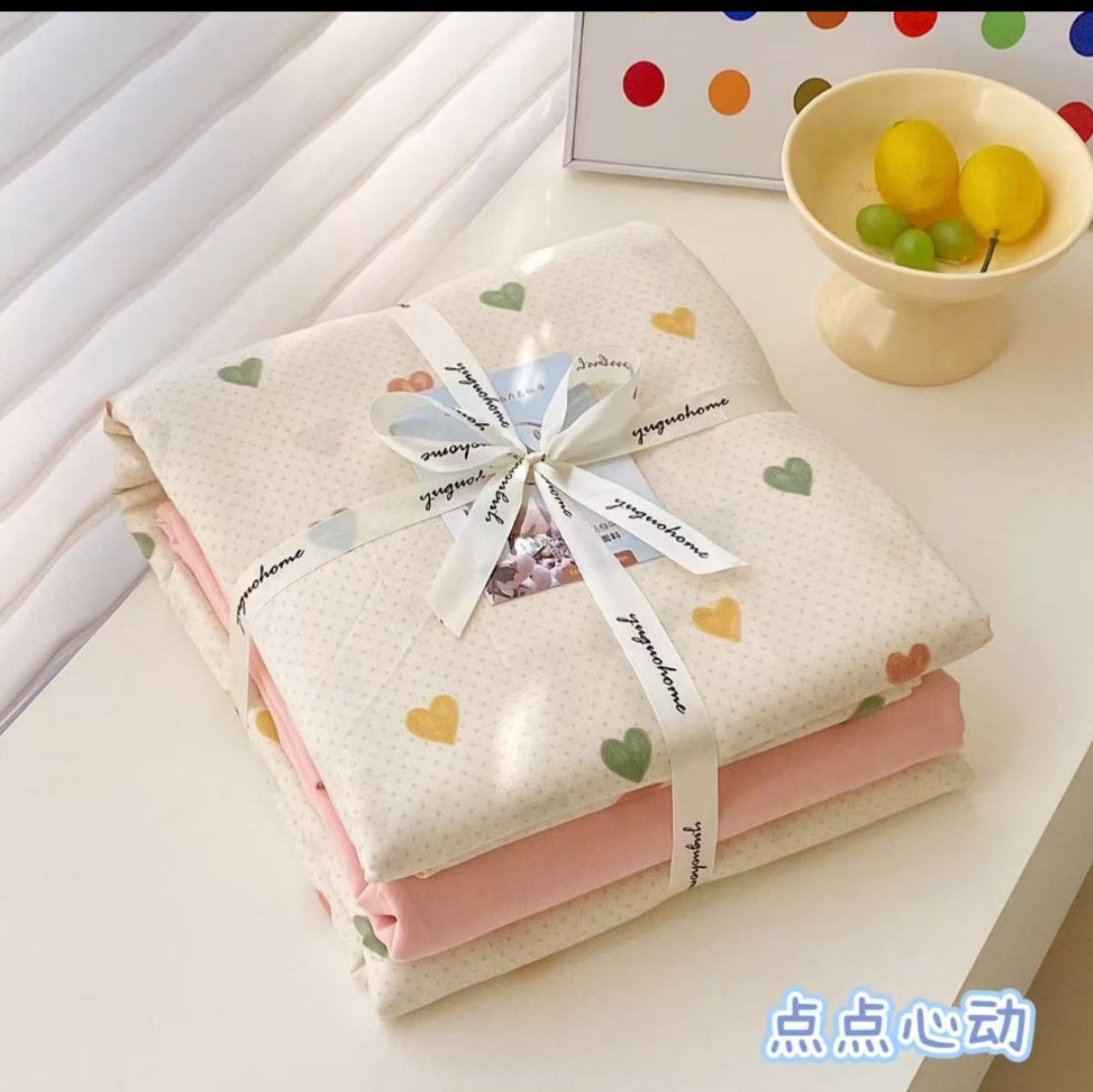 Double Yarn Cotton Bedding Set