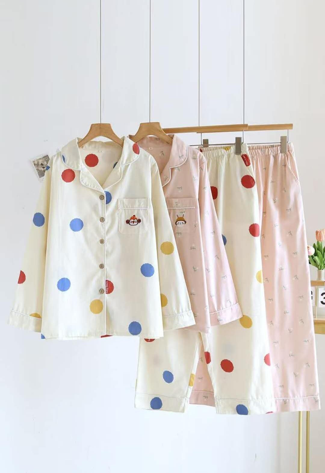 Double Yarn Cotton Pajamas
