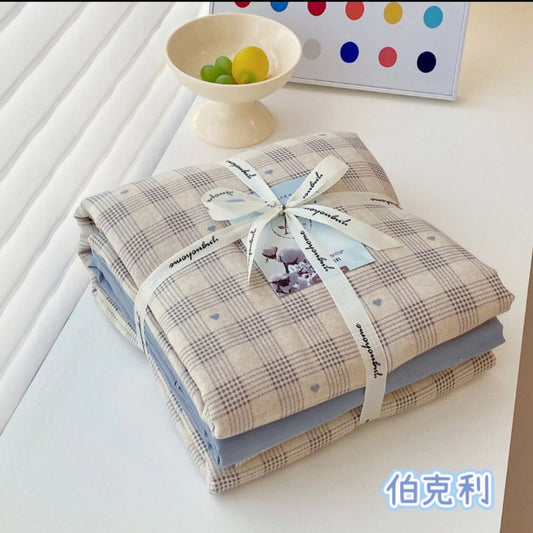 Double Yarn Cotton Bedding Set