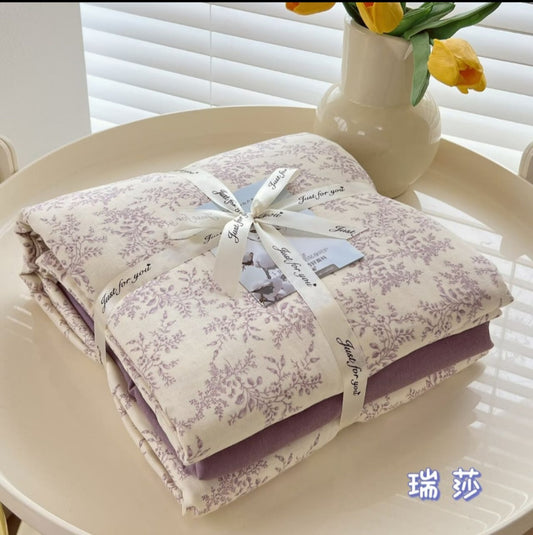 Double Yarn Cotton Bedding Set
