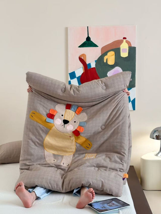 Double Yarn Cotton Quilts with Embroidery