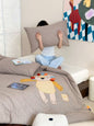 Double Yarn Cotton Quilts with Embroidery